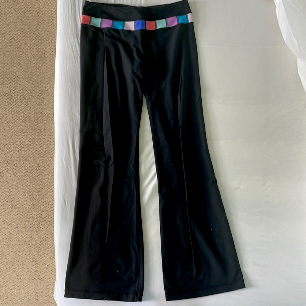 Lululemon black flare yoga pants size 8!